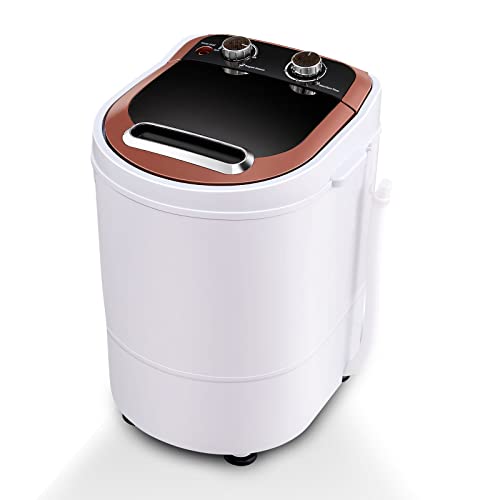 CLIPOP Tragbare kleine Mini Waschmaschine Toplader für Zu Hause, 2-in-1-Camping Waschmaschine Mit Schleuder, Elektrische Waschmaschine Klein und Trockner für Babykleidung von CLIPOP