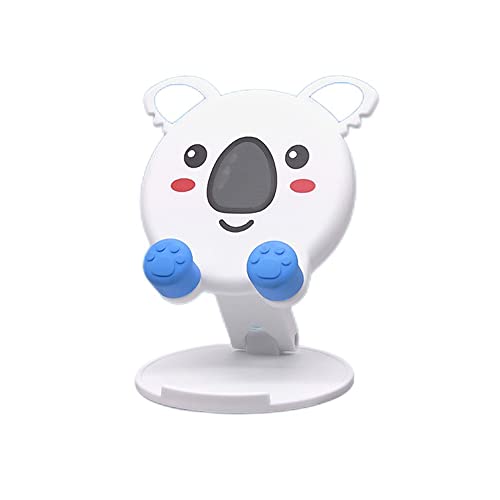 Animal Desktop Handyhalter Creative Cartoon Tablet Office Decor Desk Stand Mounts Adjustable Smartphone Dock for iPhone for Apple iPad -weißer Koala von CLIPPER GUARDS