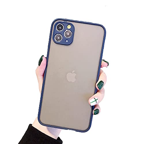 CLIPPER GUARDS Designed for iPhone 12 Pro Case, Designed for iPhone 12 Pro Case, Silicone Shockproof Phone Case with [Soft Anti-Scratch Microfiber Lining] 6.1 inch, Saphirblau von CLIPPER GUARDS