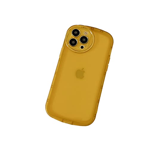 CLIPPER GUARDS Entworfen für iPhone 14 Pro Case, [verbesserter Kameraschutz], Stoßfeste Flüssigsilikongummi Handyhülle Abdeckung für 14 Pro 6,1 Zoll (Gelb) von CLIPPER GUARDS