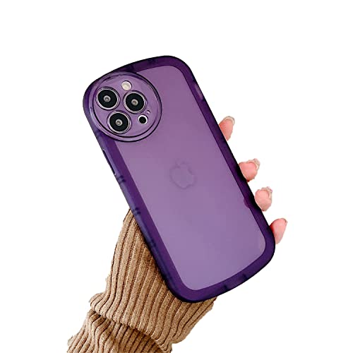 CLIPPER GUARDS Entworfen für iPhone 14 Pro Case, [verbesserter Kameraschutz], Stoßfeste Flüssigsilikongummi Handyhülle Abdeckung für 14 Pro 6,1 Zoll (Lila) von CLIPPER GUARDS