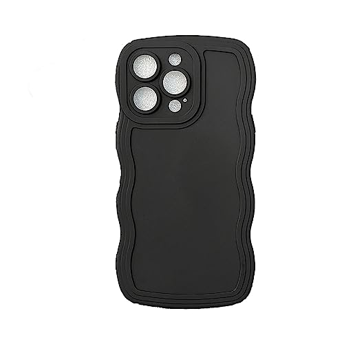 CLIPPER GUARDS Kompatibel mit [iPhone 12 Pro Max] Hülle, Liquid Silicone Case, Full Body Screen [Camera Schutzhülle], [Stoßfest], Slim Phone Case, 6.7 Zoll-Schwarz von CLIPPER GUARDS