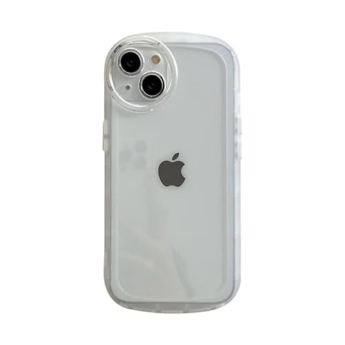 CLIPPER GUARDS Silikonhülle Kompatibel mit iPhone 13 6,1-Zoll, Silky-Soft Touch Ganzkörper Schutzhülle, Stoßfeste Abdeckung mit Mikrofaser-Futter (Weiß) von CLIPPER GUARDS