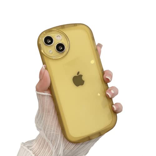 CLIPPER GUARDS iPhone 14 Hülle, Silikon Upgrade [Kamera Schutz] Handyhülle, Soft Anti-Kratzer Mikrofaser Futter innen, 6,1 Zoll, Gelb von CLIPPER GUARDS