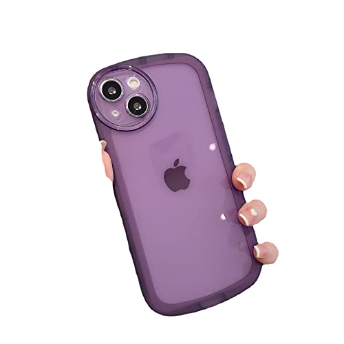 CLIPPER GUARDS iPhone 14 Hülle, Silikon Upgrade [Kamera Schutz] Handyhülle, Soft Anti-Kratzer Mikrofaser Futter innen, 6,1 Zoll, Lila von CLIPPER GUARDS