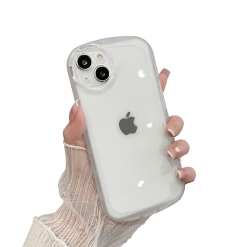CLIPPER GUARDS iPhone 14 Hülle, Silikon Upgrade [Kamera Schutz] Handyhülle, Soft Anti-Kratzer Mikrofaser Futter innen, 6,1 Zoll, Weiß von CLIPPER GUARDS