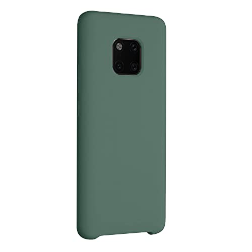 Silikonhülle kompatibel mit Huawei Mate 20 Pro -Hülle kompatibel mit Huawei Mate 20 Pro - Case Soft Slim Smooth Flexible Protective Phone Cover-Dunkles nachtgrün von CLIPPER GUARDS