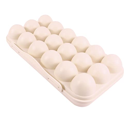 2St aufbewahrungsdose storage boxes egg tray tragbarer Kühlschrank Eierkartons Kücheneierablage Eierverschlussbehälter einzelne Schicht Aufbewahrungskiste schärfer Container von CLISPEED