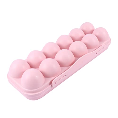 2St durchsichtiger Behälter mit Deckel Eierschalenhalter mit Deckel protect Kühlschrank Essenstablett Kücheneierablage Eierverschlussbehälter Lagerung Aufbewahrungskiste Eierkarton von CLISPEED