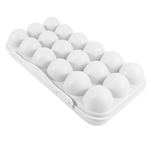 2st Tragbarer Kühlschrank Klarer Behälter Einwegbehälter Behälter Für Lebensmittel Eierhalter Für Kühlschrank Eierverschlussbehälter Eierlocher Mit Deckel Eierablage von CLISPEED