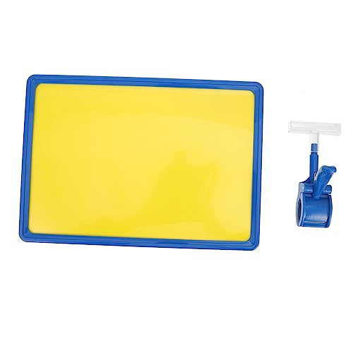CLISPEED 1 Satz A4 Billboard Clip Schilderhalter Für Geschäftsgeschäfte Einzelhandelsschilder Planke Clips Für Die Anzeige Zeichen Für Beschriftungstafel Mit Clip Brett Mit Clip Abs Blue von CLISPEED