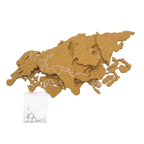 CLISPEED 1 Satz Cork Board -Karte Weltkarte Pinnwand selbstklebende Korkplatte Korkboard world map weltkarten tischläufer filz Weltkarte Korkplattenstreifen dekoratives Korkbrett Holz Brown CLISPEED 1 Satz Cork Board -Karte Weltkarte Pinnwand selbstklebende Korkplatte Korkboard world map weltkarten tischläufer filz Weltkarte Korkplattenstreifen dekoratives Korkbrett Holz Brown von CLISPEED