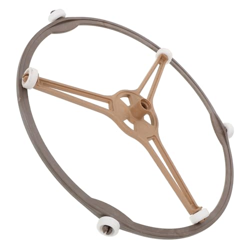 CLISPEED 1 Satz Halterung für Mikrowellen-Plattenspieler schwarze Mikrowelle Spritzschutz für die Mikrowelle Ersatz Mikrowellen-Plattenspieler-Unterstützung Mikrowellenringe Eisen von CLISPEED