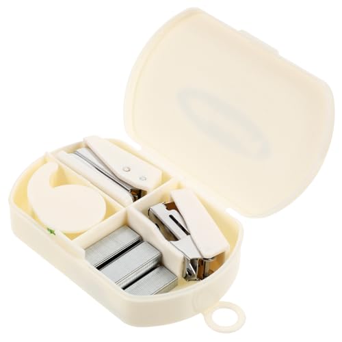 CLISPEED 1 Set Handwerkzeugkasten Klebebandabroller Klebebandschneider Klebebandspender Für Scrapbooking Metall Weiß von CLISPEED