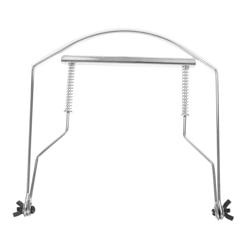 CLISPEED 10 Mundharmonika-ständer Loch Harfe Maultrommel Mundharmonika Mundharmonika-instrument Mundharmonikahalter Mundharmonika Für Anfänger Mundharmonika-rack Silver von CLISPEED