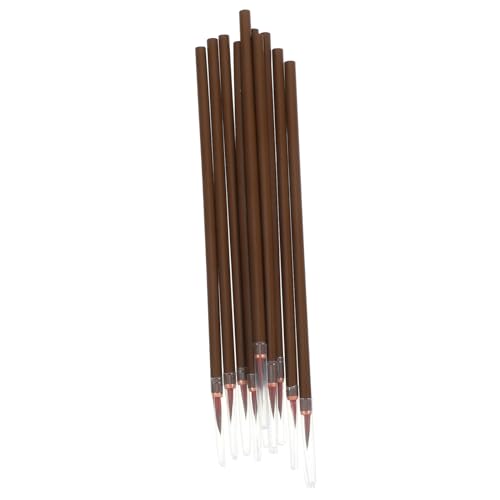 CLISPEED 10 Stück Flyhead Stift Kalligraphie schreiben Kalligrafie und Malerei Schreibwaren Zeichnung Pinsel mit chinesischer Tinte Kalligraphiepinsel zum Schreiben Bambus CLISPEED 10 Stück Flyhead Stift Kalligraphie schreiben Kalligrafie und Malerei Schreibwaren Zeichnung Pinsel mit chinesischer Tinte Kalligraphiepinsel zum Schreiben Bambus von CLISPEED