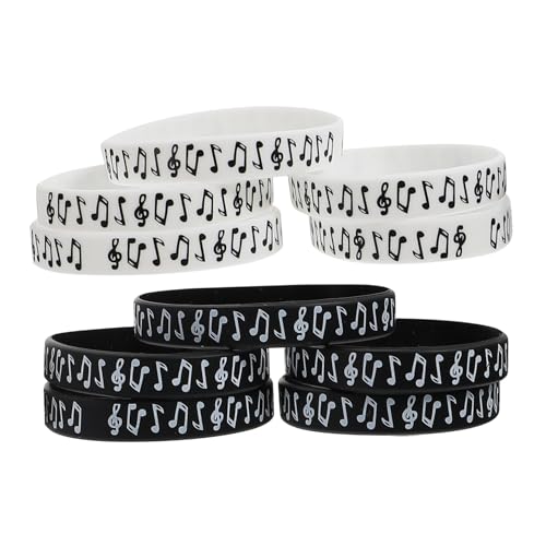 CLISPEED 10 Stück Hinweis Armband Musical Armbänder Für Veranstaltungen Konzert Armband Farbige Armbänder Handgelenkriemen Musik Thematisiert Rave Notizen Musikarmband Bands Kieselgel Weiß CLISPEED 10 Stück Hinweis Armband Musical Armbänder Für Veranstaltungen Konzert Armband Farbige Armbänder Handgelenkriemen Musik Thematisiert Rave Notizen Musikarmband Bands Kieselgel Weiß von CLISPEED