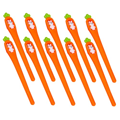 CLISPEED 10 Stück Kaninchen-Karotten-Stift Hasen-Karottenstifte Stift für Studenten süßes stationäres Karottenmarker süßer Stift Kaninchen-Schreibstifte Tintenstift Karotte Kieselgel CLISPEED 10 Stück Kaninchen-Karotten-Stift Hasen-Karottenstifte Stift für Studenten süßes stationäres Karottenmarker süßer Stift Kaninchen-Schreibstifte Tintenstift Karotte Kieselgel von CLISPEED