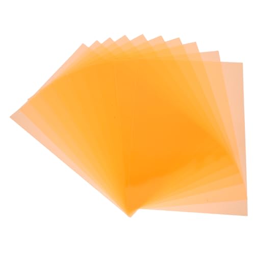 CLISPEED 10pcs Transparente Pvc -blätter Farbkorrektur Lichtfilter Taschenlampe LED -lichtfilter Für Das Unterrichten Von Handwerk Und Büro CLISPEED 10pcs Transparente Pvc -blätter Farbkorrektur Lichtfilter Taschenlampe LED -lichtfilter Für Das Unterrichten Von Handwerk Und Büro von CLISPEED
