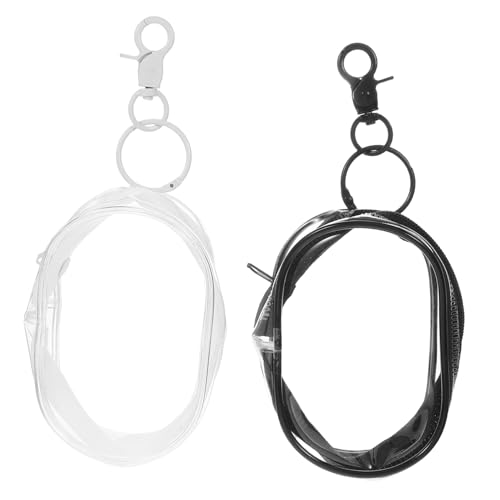 CLISPEED 2 Stück Datenkabel -Kopfhörerspeicherbeutel Tragbare Aufbewahrungsbox für Puppen Tasche Lagerbeutel Veranstalter hängend tragbarer Speicherhalter USB-Flash-Disk-Container PVC Weiß CLISPEED 2 Stück Datenkabel -Kopfhörerspeicherbeutel Tragbare Aufbewahrungsbox für Puppen Tasche Lagerbeutel Veranstalter hängend tragbarer Speicherhalter USB-Flash-Disk-Container PVC Weiß von CLISPEED