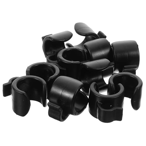 CLISPEED 20 Stück Telefonständer Kabelhalter Kabelhalter Clips Stange Mikrofon Clip Mikrofonständer Großer Mikrofonhalter Aufnahme Für Mikrofone Mikrofonkabel Clips Halterung Für von CLISPEED