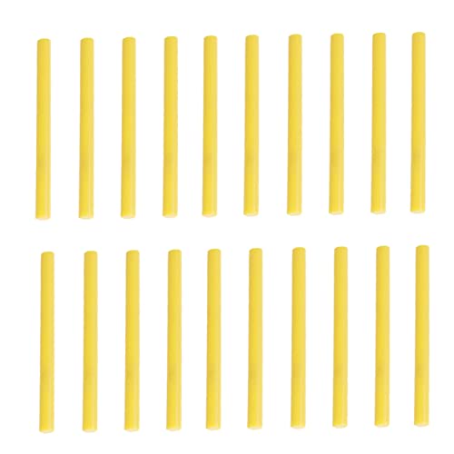 CLISPEED 20 Stück heißschmelzender Klebestift Universal- Klebestifte für Kleber farbige Heißklebestifte Gelb Kunst plastikkleber glaskleber Klebestifte Masse Heißklebestifte mini Yellow CLISPEED 20 Stück heißschmelzender Klebestift Universal- Klebestifte für Kleber farbige Heißklebestifte Gelb Kunst plastikkleber glaskleber Klebestifte Masse Heißklebestifte mini Yellow von CLISPEED