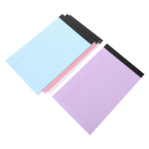 CLISPEED 4 Papiernotizblöcke Breite Büro Notizblöcke Tragbarer Notizblock Notizbuch Tragbarer Notizblock Taschennotizblock College Schulbedarf Schreibnotizbücher Juristische CLISPEED 4 Papiernotizblöcke Breite Büro Notizblöcke Tragbarer Notizblock Notizbuch Tragbarer Notizblock Taschennotizblock College Schulbedarf Schreibnotizbücher Juristische von CLISPEED