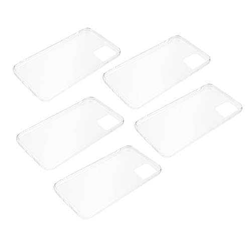CLISPEED 5 Stück Handyhülle Fall Für Griff Sublimations-Leere Telefonhülle DIY-telefonhülle Leere Telefonabdeckung Handy Abdeckung Personalisierter Handyschutz von CLISPEED