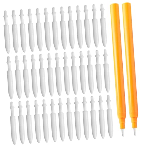CLISPEED 50 Stück Ersatzstiftspitze wieder auffüllbar Ersatzspitzen für Lackstift Ersatznibs für Farbstifte feiner Punkt Stiftspitzen Spitzen für Farbstifte Malen Sie Stiftnibs Nylon Weiß CLISPEED 50 Stück Ersatzstiftspitze wieder auffüllbar Ersatzspitzen für Lackstift Ersatznibs für Farbstifte feiner Punkt Stiftspitzen Spitzen für Farbstifte Malen Sie Stiftnibs Nylon Weiß von CLISPEED