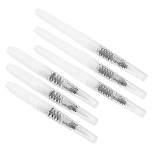 CLISPEED 6 Stück Malstift Wasserfarben-Pinselstifte nachfüllbare aquarellpinselstifte nass wassermalfarben aquarellfarben schreiblernbleistift tragbarer Pinsel Stifte für Aquarellmalerei von CLISPEED