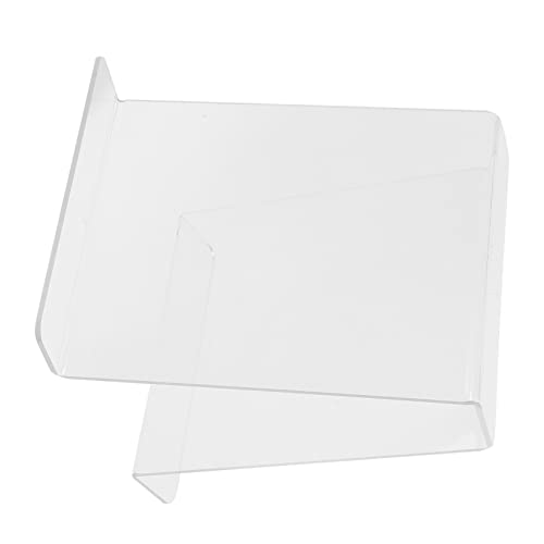 CLISPEED Buchstützen-bücherregal Inhaber Klare Rekordhalter Für Schallplattenliebhaber Veranstalter Halter Für Schallplatten Cd -organisator Albumhalter Plattenständer Transparent Acryl CLISPEED Buchstützen-bücherregal Inhaber Klare Rekordhalter Für Schallplattenliebhaber Veranstalter Halter Für Schallplatten Cd -organisator Albumhalter Plattenständer Transparent Acryl von CLISPEED