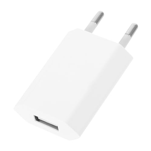 CLISPEED Europäischer Ladekopf Charger Wandadapter Netzteil Plug - Elektrischer Steckeradapter Telefonstecker Für Ladeanschluss USB-adapterstecker Reisekonverter Weiß CLISPEED Europäischer Ladekopf Charger Wandadapter Netzteil Plug - Elektrischer Steckeradapter Telefonstecker Für Ladeanschluss USB-adapterstecker Reisekonverter Weiß von CLISPEED