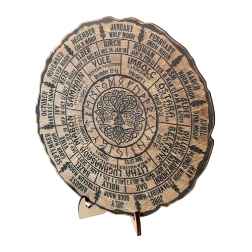 CLISPEED Holzkalender für Schreibtisch Handgefertigte Langlebige Holzdekoration im Einzigartigen Baumdesign für Zuhause und Büro Perfektes Hexenkalendergeschenk CLISPEED Holzkalender für Schreibtisch Handgefertigte Langlebige Holzdekoration im Einzigartigen Baumdesign für Zuhause und Büro Perfektes Hexenkalendergeschenk von CLISPEED