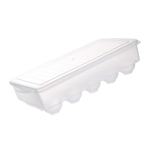 CLISPEED Kunststoffbehälter 1 Stück Aufbewahrungsbox Für 15 Eier Mit Deckel Haushalts Eierregal Aus Pp Kühlschrank Aufbewahrungsbehälter von CLISPEED