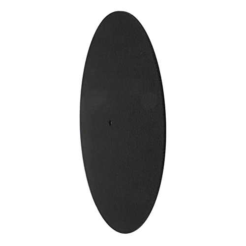 CLISPEED Rekordmatte Scheibe Plattenspielerunterlage aus Filz Plattentellerauflage aus Filz tischläufer filz Rutschmatte für Plattenspieler Plattenspielermatte aus Filz gefühlt Schwarz von CLISPEED