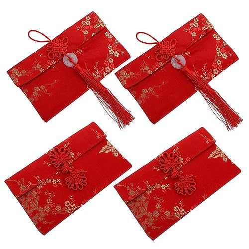 CLISPEED Hochzeitsgeld 4 Stück Exquisite Chinesische Rote Umschläge Festliche Aufbewahrungsbeutel Bestickter Für Verlobung Hochzeit Geburtstag CLISPEED Hochzeitsgeld 4 Stück Exquisite Chinesische Rote Umschläge Festliche Aufbewahrungsbeutel Bestickter Für Verlobung Hochzeit Geburtstag von CLISPEED