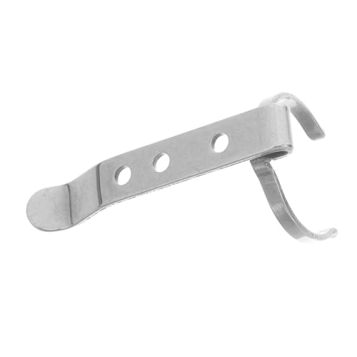 CLISPEED Taschenlampenclip Stiftclips Taschenclip Taschenlampe Gürtelhalter Abnehmbarer Clip Für Licht Gürtelclip Taschenlampe Clip-taschenlampe Taschenlampenhalter Für Gürtel Eisen Silver CLISPEED Taschenlampenclip Stiftclips Taschenclip Taschenlampe Gürtelhalter Abnehmbarer Clip Für Licht Gürtelclip Taschenlampe Clip-taschenlampe Taschenlampenhalter Für Gürtel Eisen Silver von CLISPEED