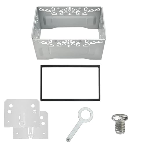 CLKE Autoradio Doppel-DIN-Käfig, Doppel-DIN-Käfig aus Metall, Autoradio Doppel-DIN-Käfig mit Rahmen, Doppel-DIN-Haupteinheit, Auto-Installationsset für die meisten Doppel-DIN-Auto-Audio CLKE Autoradio Doppel-DIN-Käfig, Doppel-DIN-Käfig aus Metall, Autoradio Doppel-DIN-Käfig mit Rahmen, Doppel-DIN-Haupteinheit, Auto-Installationsset für die meisten Doppel-DIN-Auto-Audio von CLKE