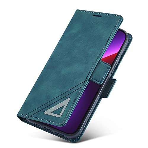 Flip-Leder-Handyhülle für iPhone 14 13 12 Mini 11 Pro X XS Max XR 8 7 6 6S Plus SE 2020 2022 Wallet Magnetic Card Slots Cover, Blau, für iPhone SE 2020 Flip-Leder-Handyhülle für iPhone 14 13 12 Mini 11 Pro X XS Max XR 8 7 6 6S Plus SE 2020 2022 Wallet Magnetic Card Slots Cover, Blau, für iPhone SE 2020 von CLLDY