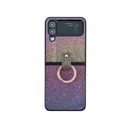 Für Samsung Galaxy Z Flip 4 Hülle Z Flip 3 5G Luxus Bling Glitter Ring Halterung Stoßfest Hart PC Schutzhülle Zubehör,Lila,for Galaxy Z Flip 3 Für Samsung Galaxy Z Flip 4 Hülle Z Flip 3 5G Luxus Bling Glitter Ring Halterung Stoßfest Hart PC Schutzhülle Zubehör,Lila,for Galaxy Z Flip 3 von CLLDY