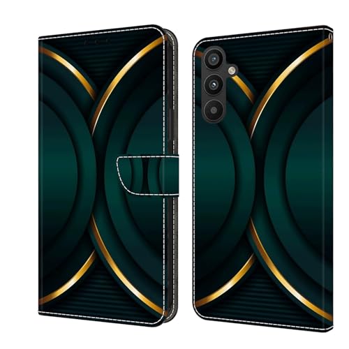 CLM-Tech Handyhülle kompatibel mit Samsung Galaxy A26 5G Hülle - Tasche aus PU Leder - Klapphülle mit Ständer und Kartenfächern - Schutzhülle Wallet Case Cover Goldener Rand Kontur CLM-Tech Handyhülle kompatibel mit Samsung Galaxy A26 5G Hülle - Tasche aus PU Leder - Klapphülle mit Ständer und Kartenfächern - Schutzhülle Wallet Case Cover Goldener Rand Kontur von CLM-Tech