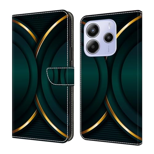 CLM-Tech Handyhülle kompatibel mit Xiaomi Redmi Note 14 5G Hülle - Tasche aus PU Leder - Klapphülle mit Ständer und Kartenfächern - Schutzhülle Wallet Case Cover Goldener Rand Kontur CLM-Tech Handyhülle kompatibel mit Xiaomi Redmi Note 14 5G Hülle - Tasche aus PU Leder - Klapphülle mit Ständer und Kartenfächern - Schutzhülle Wallet Case Cover Goldener Rand Kontur von CLM-Tech