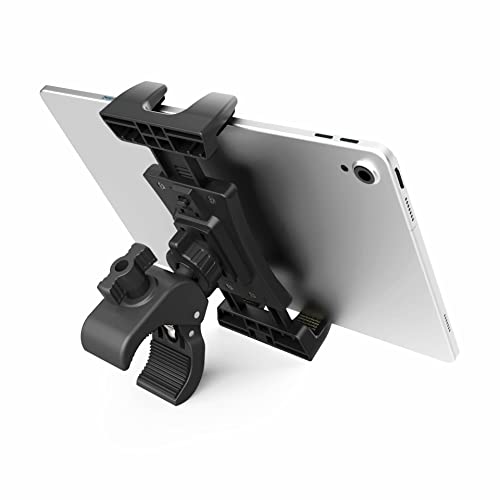 Heimtrainer-Tablet-Halterung–verstellbare,Laufband,Fitnessstudio,Lenkerhalterung für den Innenbereich für iPad Pro 9,7,10,5,12,9,Air Mini 2, 3, 4, 5, 6,iPhone,Samsung Tab,11,9–33,0cm Tablet-Ständer von CLMCL