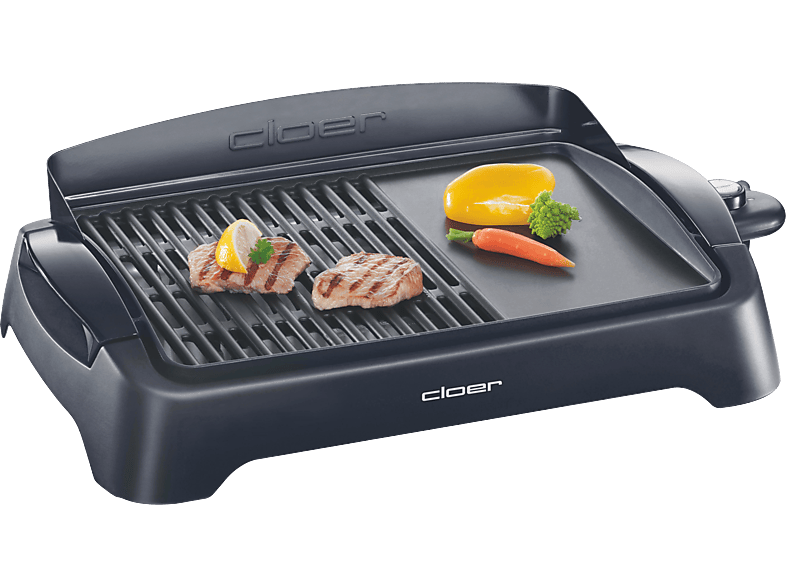 CLOER 656 Elektrogrill, Schwarz (2000 Watt) von CLOER