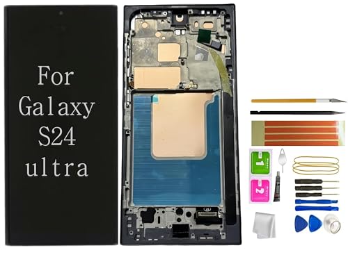CLOTGIAAL LED-Bildschirm-Ersatz für Samsung Galaxy S24 Ultra [SM-S928B SM-S928U SM-S928A] mit Werkzeug-Set – DIY-Reparatur und professionelle Installation (Fingerabdruck nicht unterstützt) von CLOTGIAAL