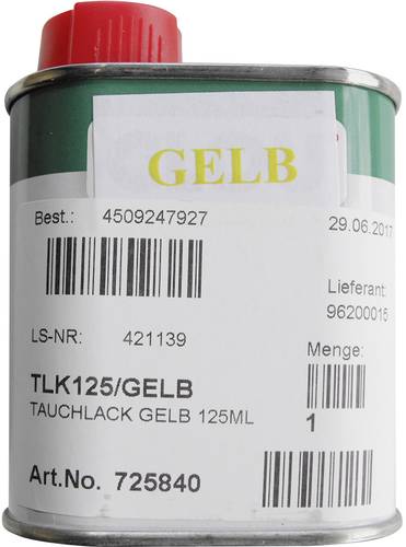 CLOU TLK125/GELB Glühlampen-Tauchlack 125ml Gelb von CLOU