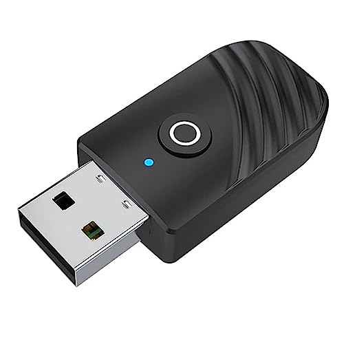 CLSSLVVBN Bluetooth kompatibler Empfänger Sender Hohe Geschwindigkeit Niedrige Verzögerung Treiberfreier USB Wireless Adapter Eingebautes Mikrofon von CLSSLVVBN