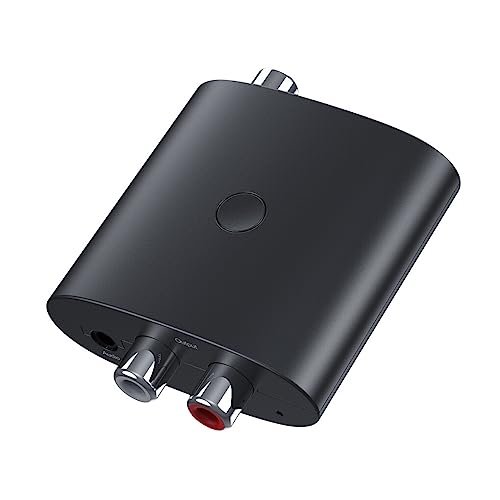 CLSSLVVBN CD Player Digital zu Analog Audio Adapter Optisch koaxial RCA Fast Speed Low Delay Bluetooth kompatibler Empfänger von CLSSLVVBN