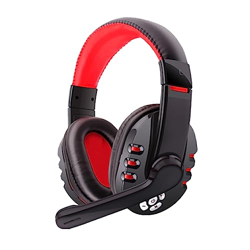 CLSSLVVBN Drahtlose Kopfhörer, Mikrofon, Rauschunterdrückung, Kopfbedeckung, Freisprech Stereo Headsets mit Ladekabel, Ohrhörer, Chat Computer von CLSSLVVBN