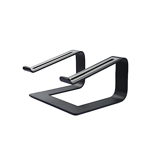 CLSSLVVBN Laptop Ständer aus Aluminiumlegierung, Verstellbarer Halter, Abnehmbarer Computer, PC, Anti Rutsch Tablet, Stehhalterung, Schulreise, Schwarz von CLSSLVVBN